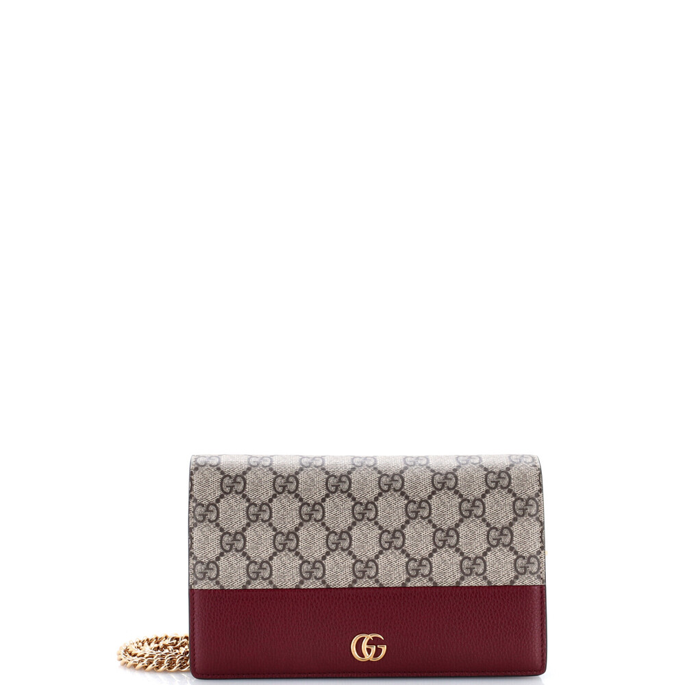 Gucci GG Marmont Full Flap Wallet on Chain